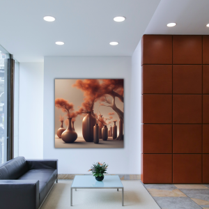 Landscape wall art digital paint, wall art, room decor, Nature Art Floral